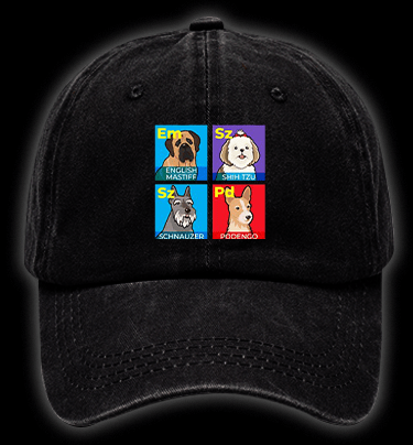 Doge periodic table Vintage Washed 100% Cotton Baseball Hat - TheDrunkShark