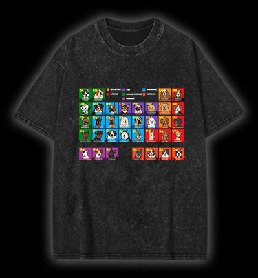 Doge periodic table Vintage Washed 100% Cotton T-Shirt - TheDrunkShark