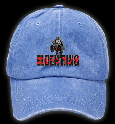 Elden Ring Horse Vintage Washed 100% Cotton Baseball Hat - TheDrunkShark