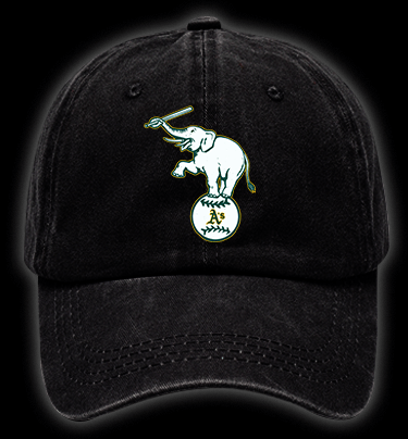 Elephant Swing Vintage Washed 100% Cotton Baseball Hat - TheDrunkShark