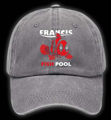 Fishpool Vintage Washed 100% Cotton Baseball Hat - TheDrunkShark