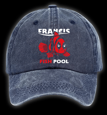 Fishpool Vintage Washed 100% Cotton Baseball Hat - TheDrunkShark