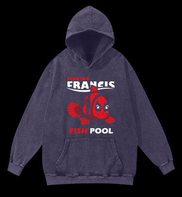 Fishpool Vintage Washed 100% Cotton Hoodie - TheDrunkShark