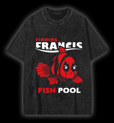 Fishpool Vintage Washed 100% Cotton T-Shirt - TheDrunkShark