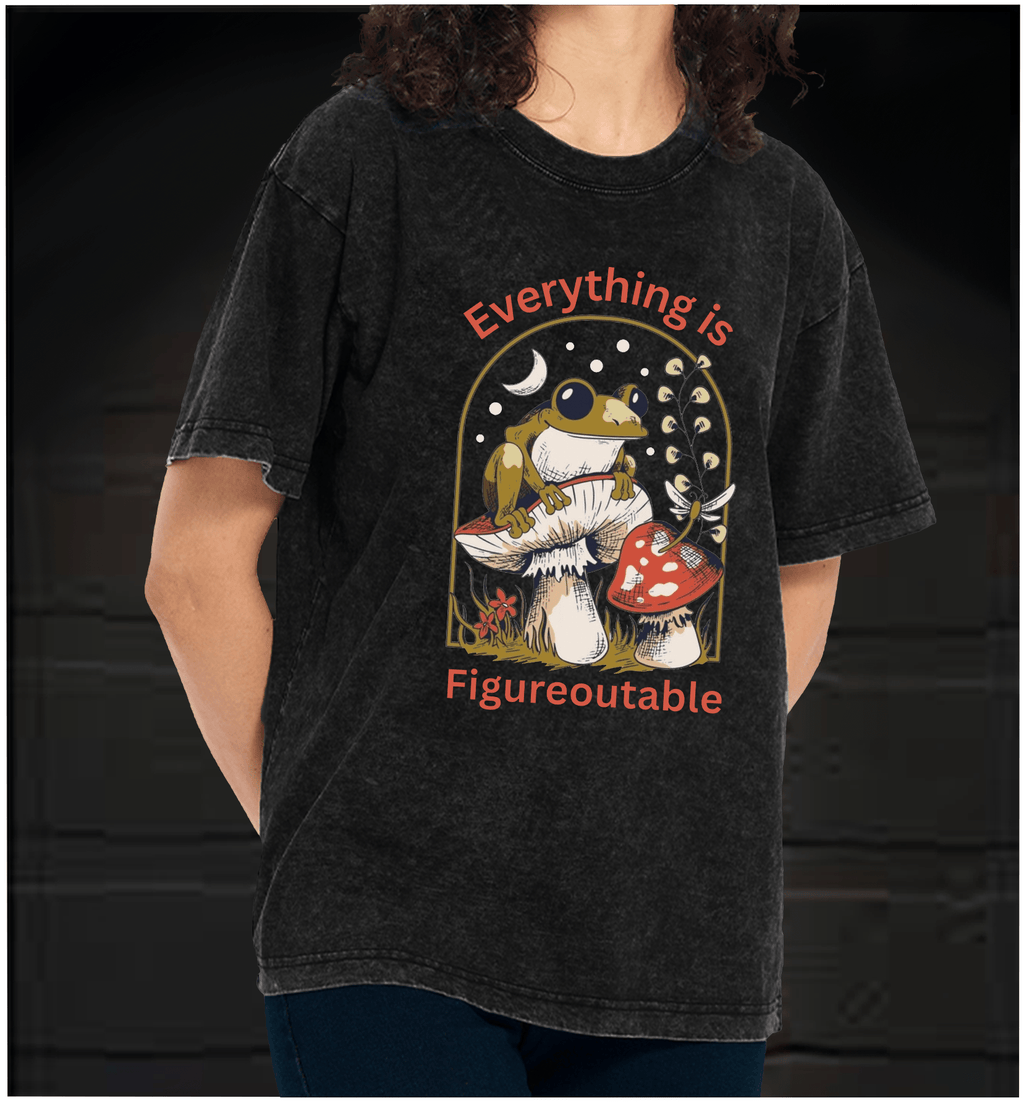 Frog??£¤s Figureoutable Vintage Washed 100% Cotton T-Shirt - TheDrunkShark