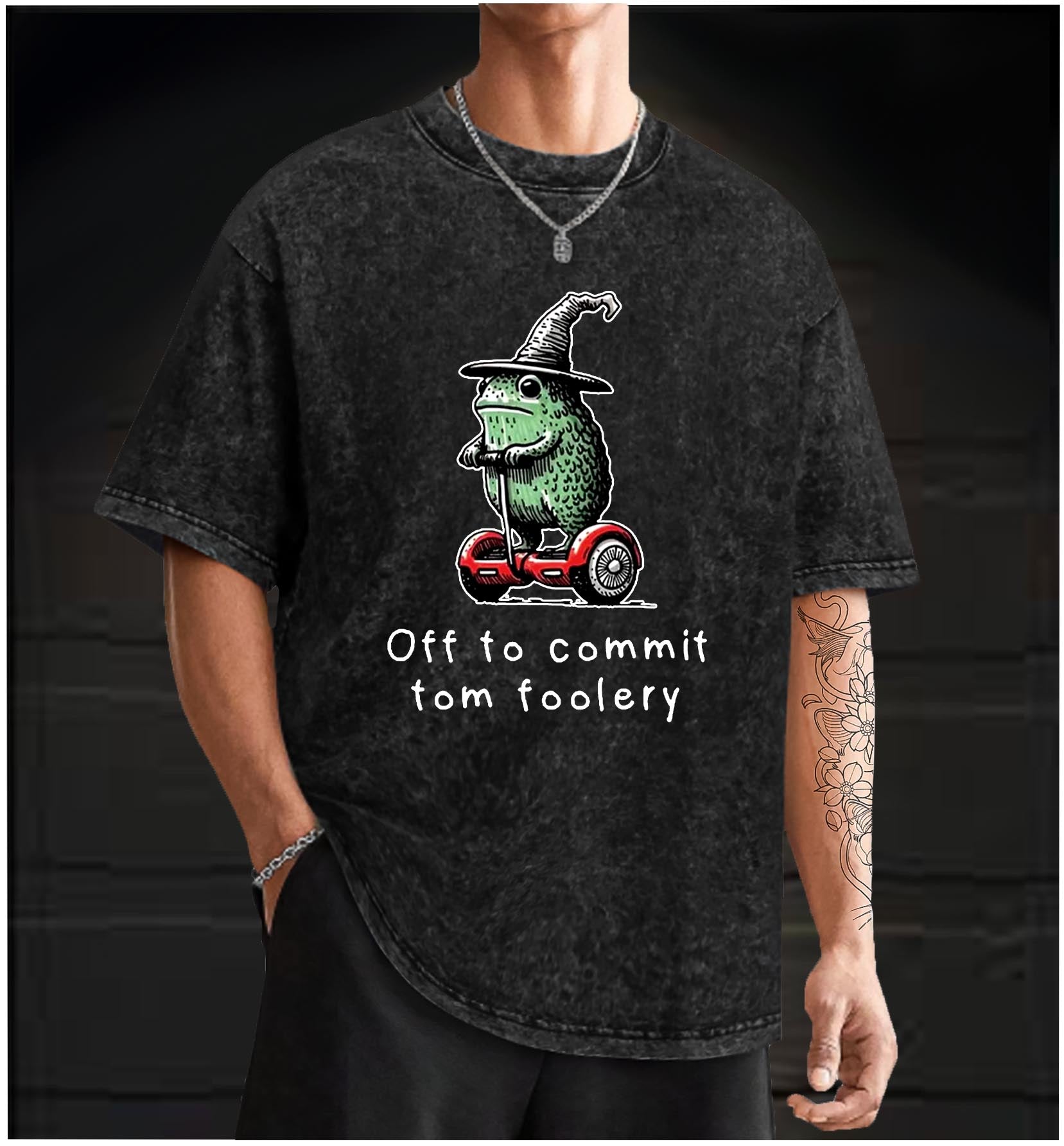 Frog??£¤s Tomfoolery Adventure Vintage Washed 100% Cotton T-Shirt - TheDrunkShark