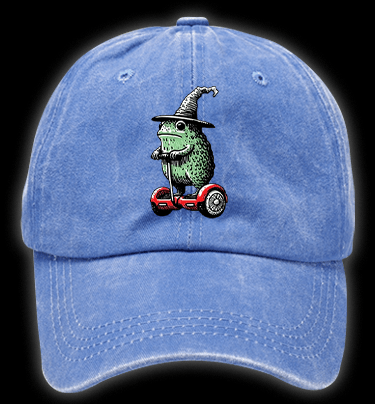  Frog??£¤s Tomfoolery Adventure Monster Vintage Washed 100% Cotton Baseball Hat - TheDrunkShark