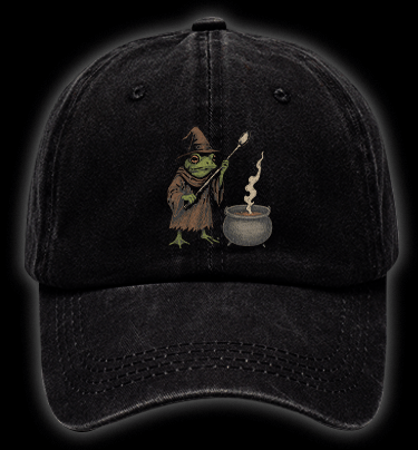 Funny Frog Soup Classic Vintage Washed 100% Cotton Baseball Hat - TheDrunkShark