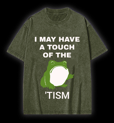 Funny Frog Vintage Washed 100% Cotton T-Shirt - TheDrunkShark