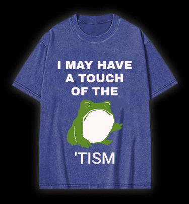 Funny Frog Vintage Washed 100% Cotton T-Shirt - TheDrunkShark