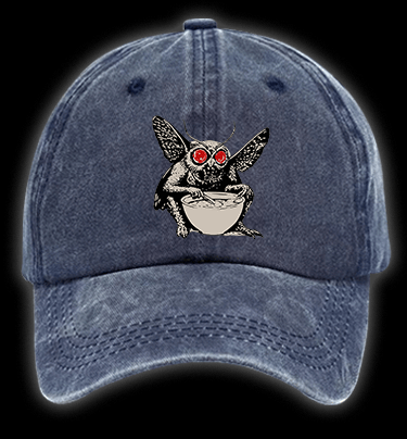 Funny Moth's Soup Time Vintage Washed 100% Cotton Baseball Hat - TheDrunkShark