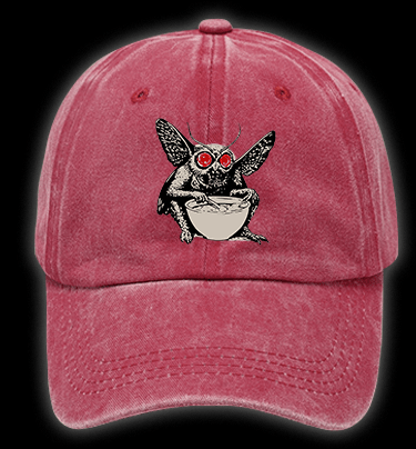 Funny Moth's Soup Time Vintage Washed 100% Cotton Baseball Hat - TheDrunkShark