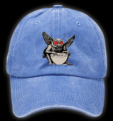 Funny Moth's Soup Time Vintage Washed 100% Cotton Baseball Hat - TheDrunkShark