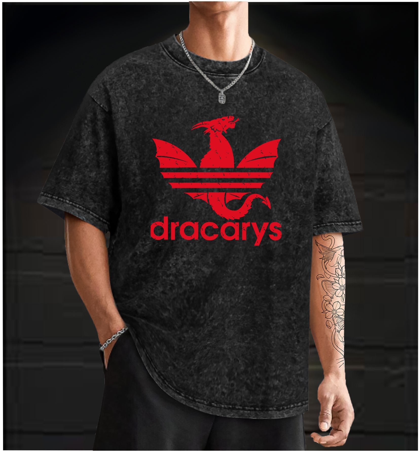  Game of Thrones Vintage Washed 100% Cotton T-Shirt - TheDrunkShark