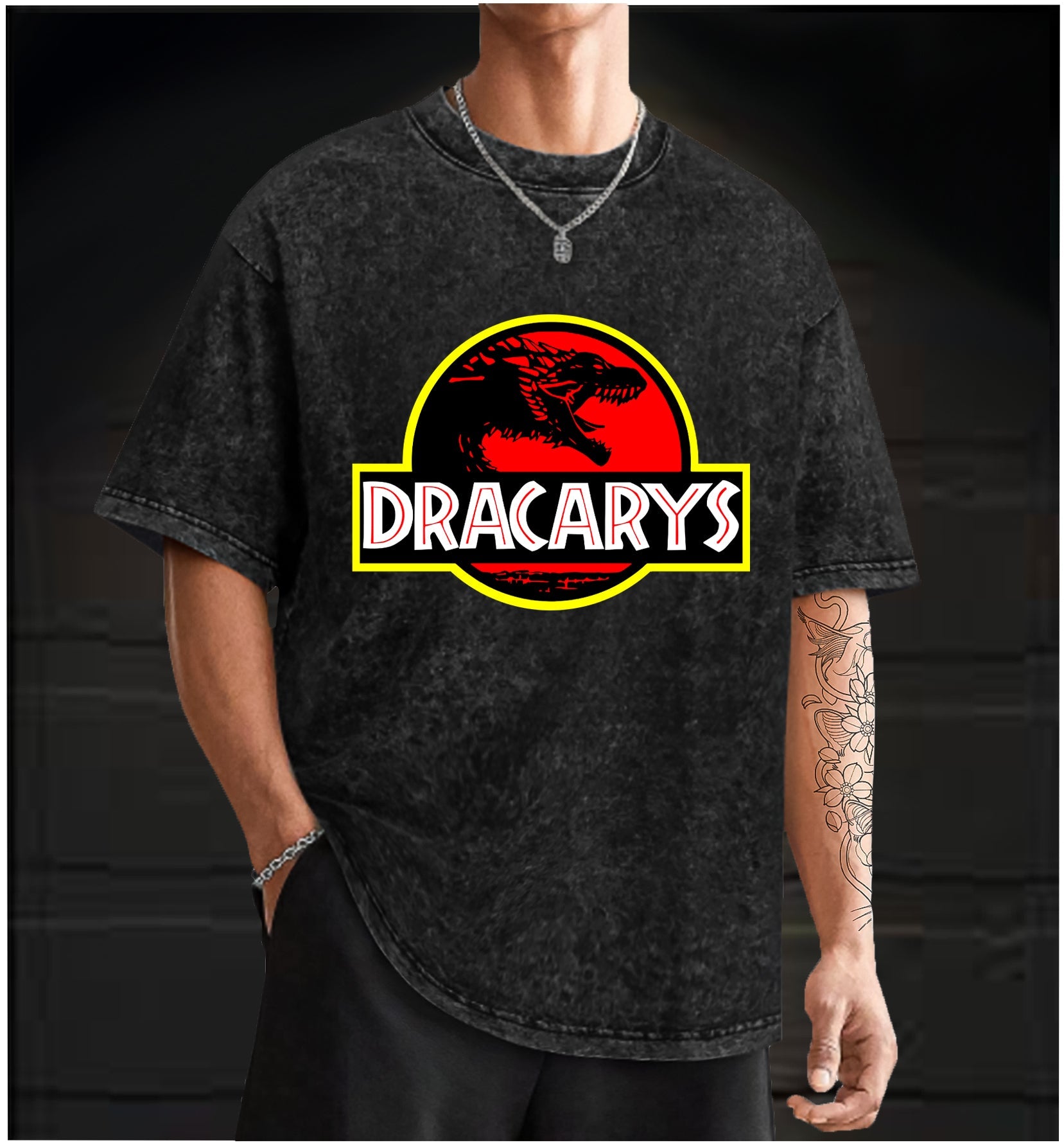  Game of Thrones Vintage Washed 100% Cotton T-Shirt - TheDrunkShark