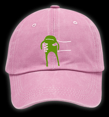 Give You Frog Kids Vintage Washed 100% Cotton Baseball Hat - TheDrunkShark