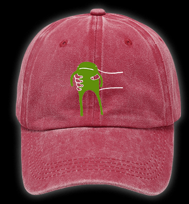 Give You Frog Kids Vintage Washed 100% Cotton Baseball Hat - TheDrunkShark
