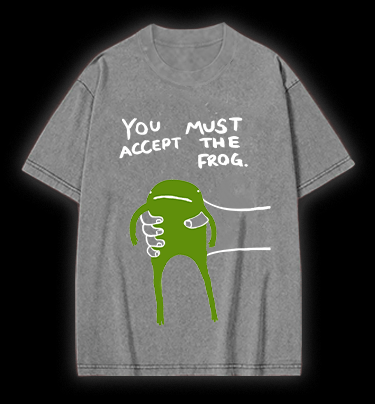 Give You Frog Kids Vintage Washed 100% Cotton T-Shirt - TheDrunkShark