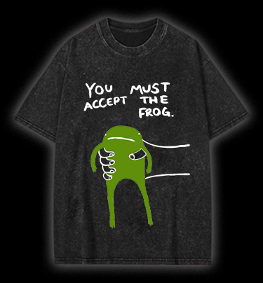 Give You Frog Kids Vintage Washed 100% Cotton T-Shirt - TheDrunkShark