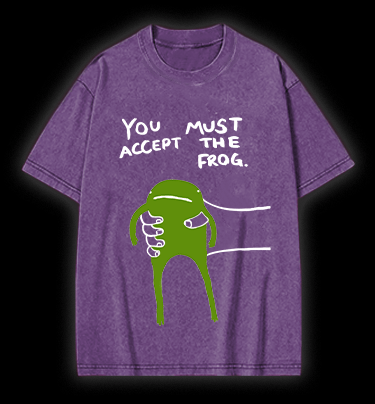 Give You Frog Kids Vintage Washed 100% Cotton T-Shirt - TheDrunkShark