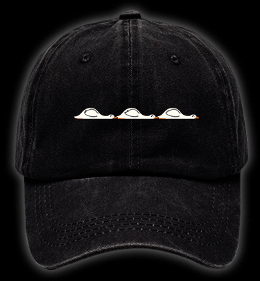 Goose bumps Vintage Washed 100% Cotton Baseball Hat - TheDrunkShark