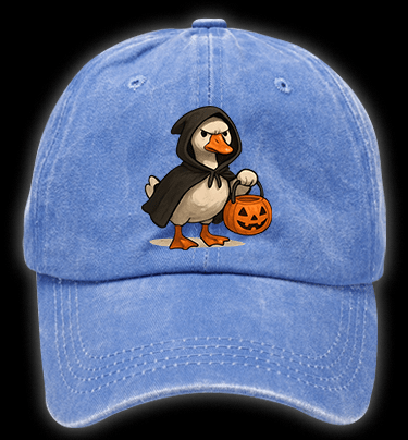 Goose's Treat Quest Vintage Washed 100% Cotton Baseball Hat - TheDrunkShark