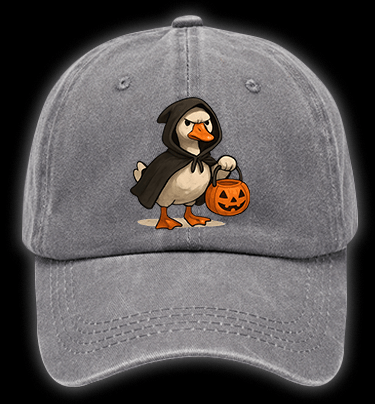 Goose's Treat Quest Vintage Washed 100% Cotton Baseball Hat - TheDrunkShark