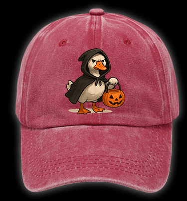 Goose's Treat Quest Vintage Washed 100% Cotton Baseball Hat - TheDrunkShark