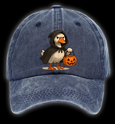Goose's Treat Quest Vintage Washed 100% Cotton Baseball Hat - TheDrunkShark