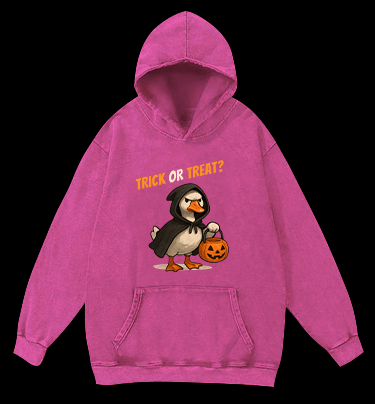 Goose's Treat Quest Vintage Washed 100% Cotton Hoodie - TheDrunkShark