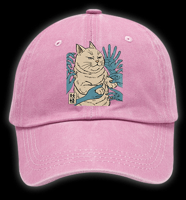 Grumpy Cat Vintage Washed 100% Cotton Baseball Hat - TheDrunkShark