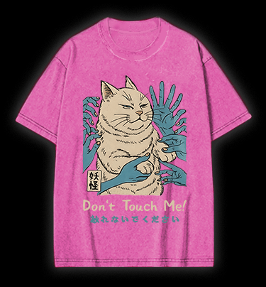 Grumpy Cat Vintage Washed 100% Cotton T-Shirt - TheDrunkShark