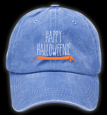 Halloween Dachshund Vintage Washed 100% Cotton Baseball Hat - TheDrunkShark