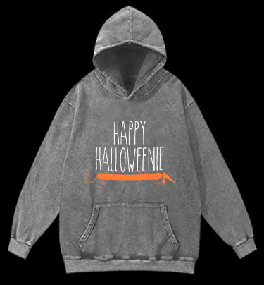 Halloween Dachshund Vintage Washed 100% Cotton Hoodie - TheDrunkShark