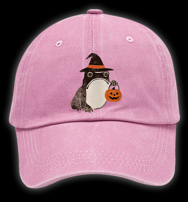Halloween Frog Vintage Washed 100% Cotton Baseball Hat - TheDrunkShark
