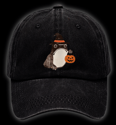 Halloween Frog Vintage Washed 100% Cotton Baseball Hat - TheDrunkShark