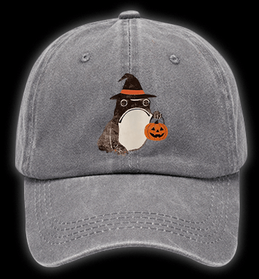 Halloween Frog Vintage Washed 100% Cotton Baseball Hat - TheDrunkShark