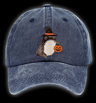 Halloween Frog Vintage Washed 100% Cotton Baseball Hat - TheDrunkShark