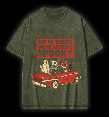 Halloween Losers Vintage Washed 100% Cotton T-Shirt - TheDrunkShark