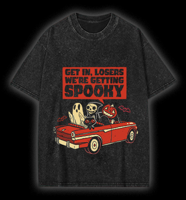 Halloween Losers Vintage Washed 100% Cotton T-Shirt - TheDrunkShark