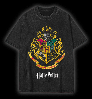 Harry Potter Lion Vintage Washed 100% Cotton T-Shirt - TheDrunkShark