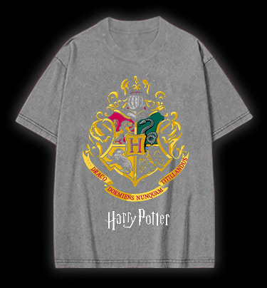 Harry Potter Lion Vintage Washed 100% Cotton T-Shirt - TheDrunkShark