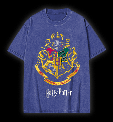 Harry Potter Lion Vintage Washed 100% Cotton T-Shirt - TheDrunkShark