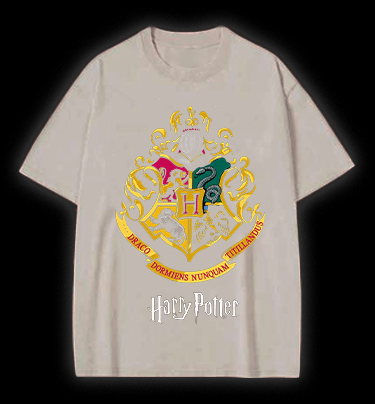 Harry Potter Lion Vintage Washed 100% Cotton T-Shirt - TheDrunkShark