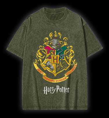 Harry Potter Lion Vintage Washed 100% Cotton T-Shirt - TheDrunkShark