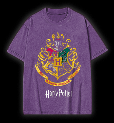 Harry Potter Lion Vintage Washed 100% Cotton T-Shirt - TheDrunkShark