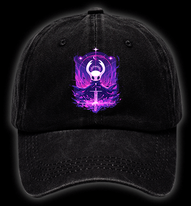 Hollow Knight's Aura Vintage Washed 100% Cotton Baseball Hat - TheDrunkShark