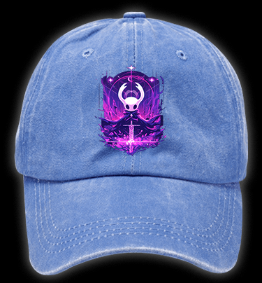 Hollow Knight's Aura Vintage Washed 100% Cotton Baseball Hat - TheDrunkShark