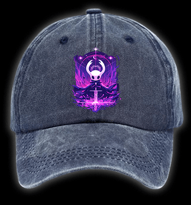 Hollow Knight's Aura Vintage Washed 100% Cotton Baseball Hat - TheDrunkShark