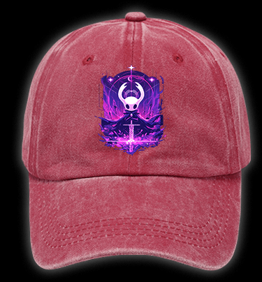 Hollow Knight's Aura Vintage Washed 100% Cotton Baseball Hat - TheDrunkShark